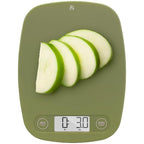 Greater Goods Food Scale – Digital Kitchen Scale, 1g Precision, Easy-Tare & Quick Conversion, Slim Compact Design, Durable & Portable | Ideal for Cooking, Baking & Meal Prep (Moss Green)