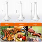 Mudder Sausage Stuffer Manual Maker Plastic Meat Filler Funnel Tubes Filling Tool for Hand Operated Food Grinder for Holiday Household Use