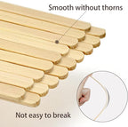 Bamboo Coffee Stirrers, 250 Count of Disposable Coffee Stir Sticks - Stir Sticks For Coffee Bar 5.5 Inch, Stir Sticks with Smooth End, Coffee Stirs for Coffee, Cocktail, Hot Drinks