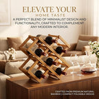 wine rack for inside cabinet，wine storage，wine holder，wine bottle holder | Stackable Modular Wine Storage for Cabinet, Small Space Saving Organizer for Standard Bottles