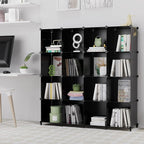 HOMIDEC Cube Storage Organizer 16-Cube Storage Shelf, Closet Organizer for Clothes, Closet Organizers and Storage,DIY Modular Bookshelf Storage Cubes for Bedroom, Living Room,Office
