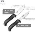Outdoor Edge Game Processor, PR-1, Complete 12-Piece Hunting Knife Kit for Processing Big Game, Full Tang 420J2 Stainless Razor Sharp Blades, TPR Non-Slip Handles, Sturdy Hide-Side Storage Case