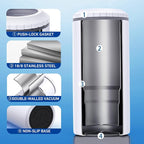 3 in 1 Slim Can Cooler for 12 OZ Skinny Can, Regular Can & Beer Bottle - Keep Cold for 6 Hours - Double Walled Insulated Stainless Steel Vacuum Beverage Can Insulator (Matte White)