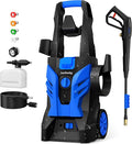 Pressure Washer, Power Washer with 4 Nozzles and Foam Cannon, High Pressure Cleaning Machine for Cars, Driveways, Fences, Patios, Home Cleaning