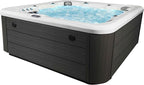 Scenic Outdoor Hot Tub, 6-Person 69-Jet Lounger 4-Pump Spa with Triple Water Columns and Bluetooth Stereo by Essential Hot Tubs