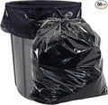 Aluf Plastics 56 Gallon Trash Bags (2 MIL - Pack of 50) 43" x 47" - Large Heavy Duty Can Liners - Plastic Black Garbage Bags for Lawn, Leaf, Contractor, Yard, Outdoor use