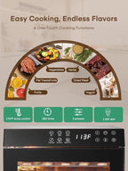 FOHERE Food Dehydrator 1000W 10 Trays with Digital Timer 176 Degrees | Large 9.04 square foot drying space with light. For dog treats, herbs, meat, fruit and yogurt.