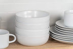 10 Strawberry Street Wazee Matte Coupe Dinnerware, Bowl, White, Set of 6