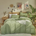 Sage Velvet Comforter Sets Solid Sage Green Flannel Bedding Set Cal King Women 3 Pieces Sage Green Velvet Blanket Winter Bedding Set Men Sage Green Flannel Bed Comforter Set Cal King Bedding