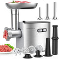 Meat Grinder, 2800W Max Electric Sausage Stuffer, ETL Approved Heavy Duty Meat Mincer with 2 Blades, 3 Plates, 4 Sausage Tubes & Kubbe Kit for Home Kitchen Use (MG091-3S)