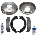Detroit Axle - Rear Brake Kit for 09-12 Chevrolet Colorado GMC Canyon, Brake Drums Semi-metallic Brake Shoes 2009 2010 2011 2012