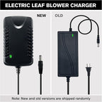 Electric Leaf Blower Cordless, Battery Leaf Blower with Battery and Charger, 5.0Ah Battery Powered Variable-Speed Lightweight Handheld Blower for Lawn Care, Patio, Yard, Terrace