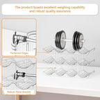 Yieach 2 Tier Stackable Wine Racks Countertop,Sturdy and Durable Wine Rack Free Standing Floor for Inside Cabinet,Clear Water Bottle Organizer and Wine Storage Racks Holder for Pantry,Table,Kitchen