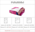 African American Comforter Sets for Girls, Twin Comforter Set for Girls, Girls Bedroom Decor, Black Girls Kids Comforter Sets 2 Piece Pink Twin Size Pretty Girl Bedding Set with 1 Pillowcase