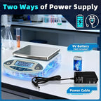 Lab Scale High Accuracy,13 Unit 0.01g High Precision Digital Analytical Balance, Electronic Laboratory Precision Gram Scale Digital Kitchen/Jewelry/Scientific Scale (3000 x 0.01g)