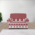 FKELYI Boho Christmas Easy Going Stretch Sofa Slipcover Washable Sofa Couch Cover Comfortable Furniture Protector with Elastic Bottom S