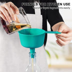 Stackable 10-Piece Measuring Cups and Spoons Set with Lids | Kitchen gadgets for cooking & baking. Includes 10 stackable cups & spoons. Dishwasher-safe. For liquid & dry, multicolor