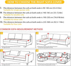 FKELYI Stylish Beautiful Christmas Sugar Print Sofa Covers Couch Cushion Covers Stretch Sofa Slipcovers Anti-Slip Furniture Protector for Living Room Bedroom-M
