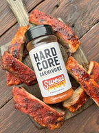 Hardcore Carnivore Sweet BBQ Rub for Pork, Ribs & Chicken, 12.25oz | Sweet and Savory BBQ Rub Perfect for Ribs, Pulled Pork and Chicken. MSG-Free & Gluten Free