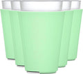 TahoeBay Blank Pint Glass Sleeves, Beer Coolers, 6-Pack, Mint | Insulating Foam Cooler, 16oz Collapsible Tapered Beverage Holder, Bar Cup Insulator for Transfer Vinyl, HTV, Sublimation, DTF