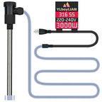 240V 3000W Immersion Water Heater for Pool & Hot Tub – Portable Electric Submersible Heater with Auto Shut-Off and WiFi Timer for Above Ground Pool, Swimming Pool, Bathtub & Inflatable Pool