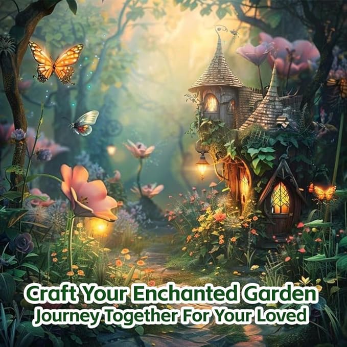 40Pcs Outdoor Miniature Fairy Garden Accessories Kit with Fairy House & Mini Resin Animals - Miniature Garden Decor Gifts for DIY Micro-Enthusiasts