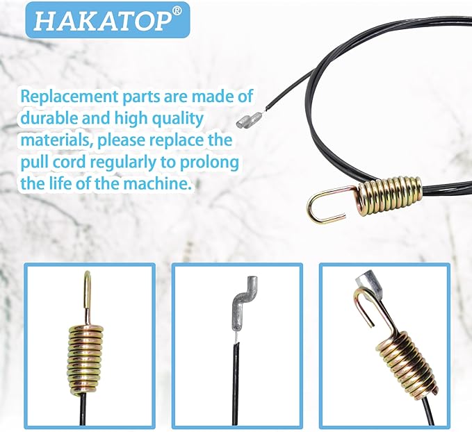 HAKATOP 946-04230b Auger Drive Clutch Cable for MTD Cub Cadet 746-04230 746-04230A 946-04230 946-04230A Snow Blower/Thrower