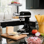 Stainless Steel Meat Grinder Attachment for KitchenAid Mixers | For KitchenAid Mixers of All Models, Sausage Stuffer, Food Processor, Dishwasher Safe, Heavy Duty, Mixer/Machine NOT Included