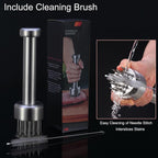 Stainless Steel Meat Tenderizer Tool, 21 Sharp Needles, Meat Piercing, Tenderizing Steak, Beef, Chicken, Pork, Barbecue, Marinating, Small Meat Grinder