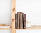 Colored Real Decorative Book Set - Decor Books for Book Shelf Decor, Home Decor for Shelves & Bookcases - Perfect for Book Decor, Decorative Books for Home Decor, & Books for Decor (Orange)