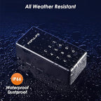WiFi Lock Box for Outside with Gateway, Remotely Control Smart Key Lock Box, Wireless Lock Box for House Key, Door Handle & Wall Mount Sturdy Alloy Lockbox IP66 Waterproof