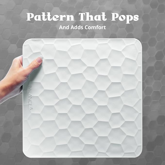 Greater Goods Designer Bathroom Scale: Non-Slip Silicone Cover, Hidden LED Display, Spot-On Precision, 400 lb Capacity