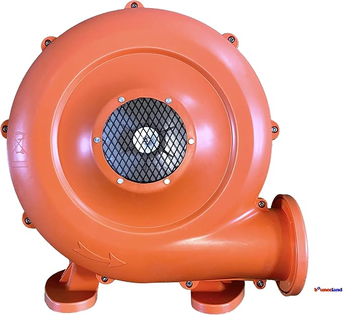 Safest Inflatable Bounce House and Water Slide Blower, W-4L Blower with GFCI Plug and 25 ft Power Cord. No Need to use Extension Cord