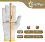 Evridwear Cotton Work Gloves Light-duty String Knit BBQ Glove Liner for Outdoor Cooking, Painting, Gardening 10/200 Pairs