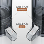 Masticating Juicer Attachment for KitchenAid Stand Mixer, 4.2" Large Feed Chute Fit Whole Vegetables & Fruits, Slow Cold Press Juicing, Includes 2 * 28oz capacity cups