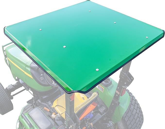 Universal Tractor Canopy | ROPS 1.5”-3” | Robust Steel | Easy Install (Green)