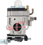 Carbhub 967086901 Carburetor for Poulan Pro PR46BT PR48BT BP400 PR2322 BP402 967086901 150032738 530058436 Eskimo Mako M43 M43Q8 Viper 43cc Engine Southland SCV43 SEA43 Earth Auger Carb 62100-81010