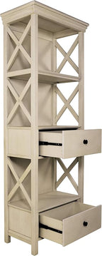 Signature Design by Ashley Bolanburg Cottage Chic Display Cabinet or Bookcase, Antique White