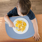 Cuddle Campus Set of 3 Silicone Placemats with Raised Edges for Kids,Toddlers,Babies, Non-Slip Dinning Table Mat, Baby Eating Mat, Food Mat Set-3