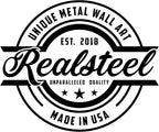 RealSteel Forest Campfire Monogram, Custom Home & Wall Décor, Personalized Sign, Outdoor Campsite, for Backyards, Deer Leases, Campgrounds, and Fire Pit area