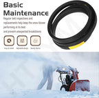 07200603 Wheel Drive V- Belt Compatible with Ari-ens Classic 24 E, Compact 20/22/24, SNO-Tek 24 120V/28 120V, ST24LE Snow Blower
