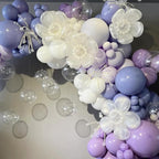 130pcs Pastel Purple Balloons Different Sizes 18" 12" 10" 5" Light Purple Latex Balloon Garland Arch Kit for Birthday Baby Shower Graduation Wedding Gender Reveal Party Decorations