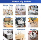 Square 40 in PVC Clear Table Protector Cover Mat Plastic Dining Room Candle Patio Table Runner Mat Vinyl Children Writing Desk Top Mat Wooden End Coffee Table Plastic Table Topper Placemats Easy Clean