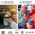 PHOOZY Insulated Can Cooler for Tall 16 oz Cans - Patented Drink Sleeve with NASA-Inspired Technology - Keeps Beer, Soda & Sparkling Water Cold Longer - Lightweight Outdoor Can Holder - Black Camo