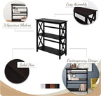 Casual Home Montego 3-Shelf Bookcase, White (New)