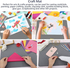 Gartful 2 Pack Silicone Crafting Mats, 15.7" x 11.8" Silicone Mat for Crafts, Large Heat Resistant Sheet for Jewelry Casting Molds, Epoxy Resin, Painting, Counter Table Protector, Placemat, Dark Gray