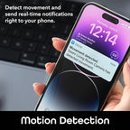 Scope indoor 1080p HD Smart Auto-Tracking Security Camera, White, Motion Only