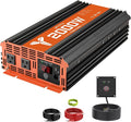 2000 watt Inverter 12v Car Power Inverters for Vehicles Truck with USB Charging Port, 12v to 120v with 2 AC Outlets and Remote 2000w