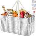 Lifewit Extra Large Tote Bag, Reusable Grocery Bags with Metal Wire Frame and Handles