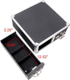 Vaultz Locking 3 x 5 Index Card Cabinet, Double Drawer, Black (VZ01393)